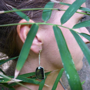 Sustainable Rutile Quartz Earrings Limited Edition