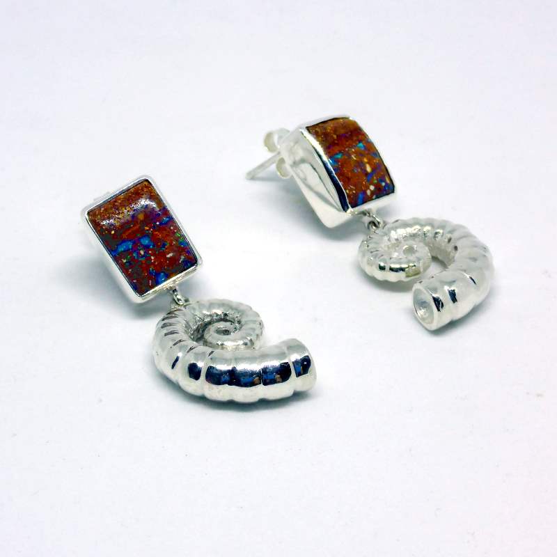 ammoniteopalearings-australianopal-matrixopal-custom-earrings-cicelycliff-ethical-sustainable-luxury-jewelry