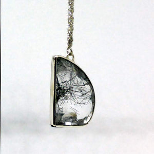 Sustainable Rutile Quartz Earrings Limited Edition