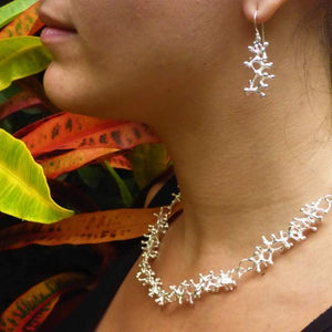 Exclusive Luxury Sustainable Silver Gecko Tiptoes Earrings