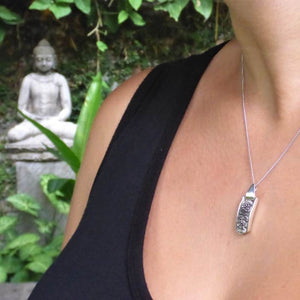Luxury Sustainable Lotus Meditation Necklace